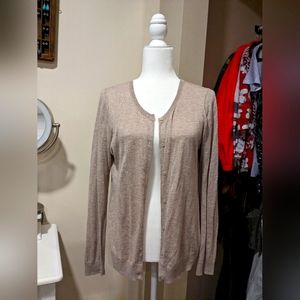 GUC Old Navy taupe crew neck cardigan
